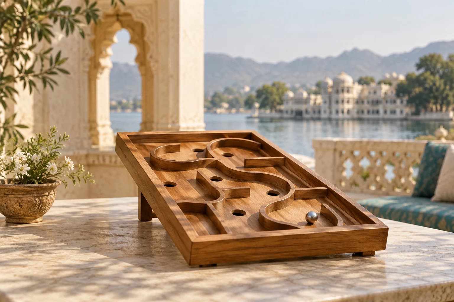 Illustrative event styling in Udaipur